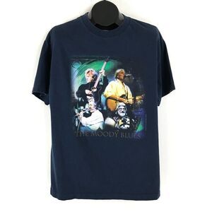 Vintage Y2K Moody Blues T-shirt Adult Large Crew Neck Short Sleeve 100% Cotton